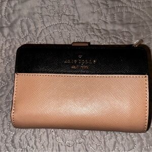 Kate Spade Black and Tan Wallet